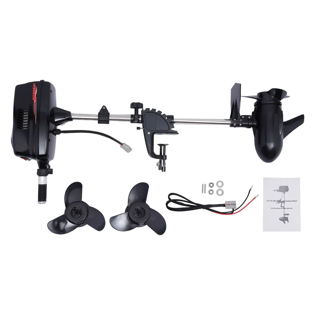 Brushless Boat 2200W 48V Electric Boat HANGKAI Outboard Engine Motor Trolling