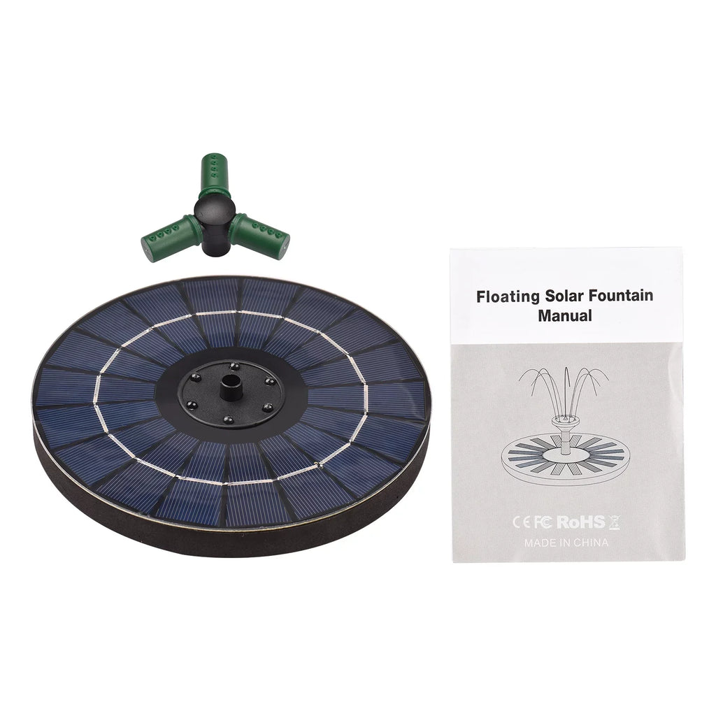 Fountain Small Yabuy Colorful Battery, LED Solar 4W liquid with Rotatable Nozzle for Pump Pond Light