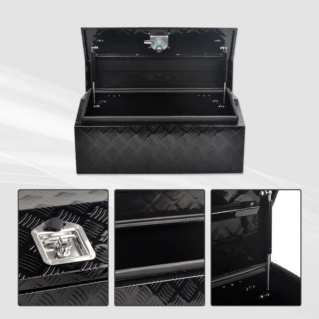 RV Tool FGJQEFG w/ Aluminum Inch Box Tongue 30 Trailer Inch 30x13.2x13.5 Organizer Lock Storage