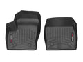 FloorLiners - Row Custom with & Fit WeatherTech Transit compatible 1st Black Passenger), (Driver 2018-2023 Connect