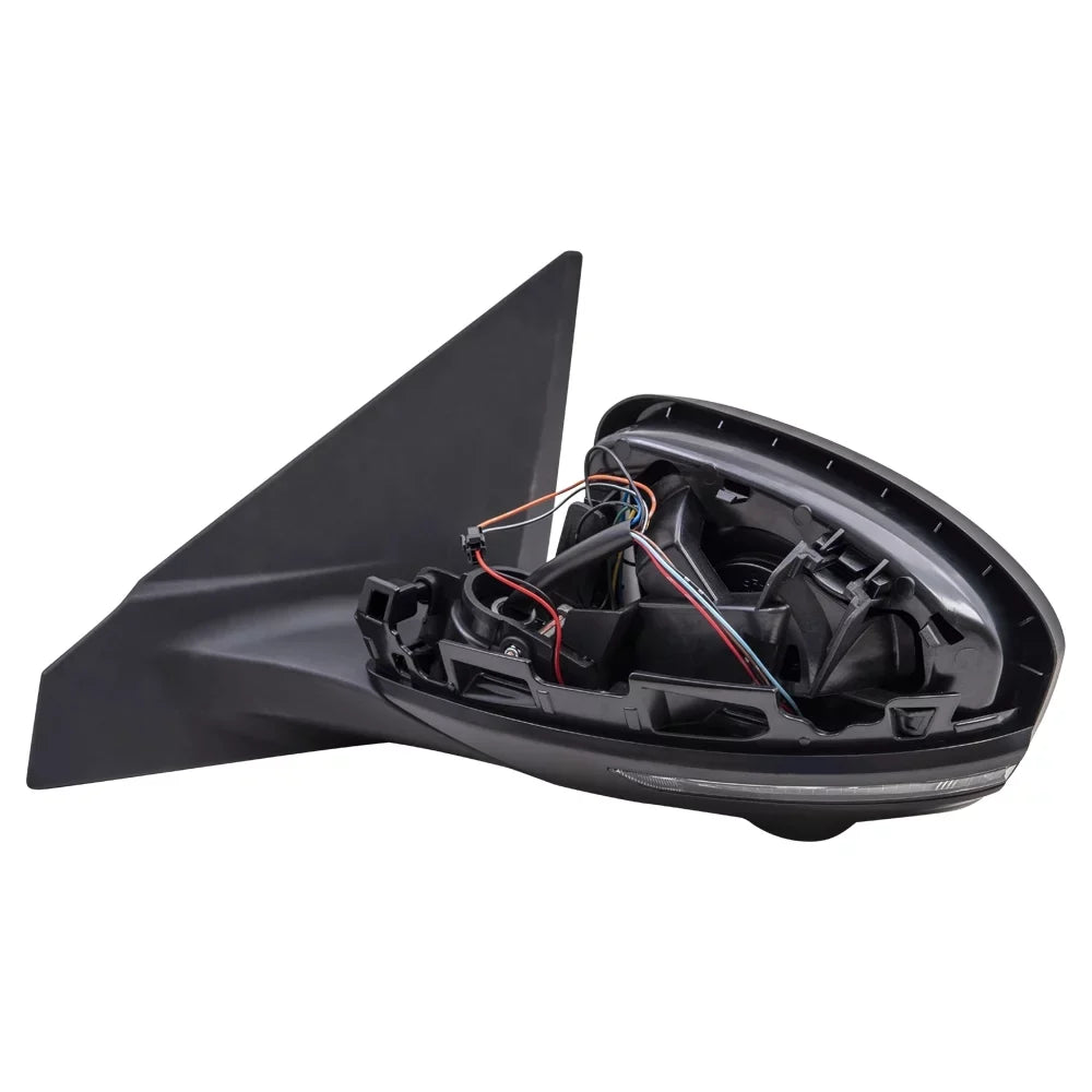 Driver Paint Compatible Nissan Sentra 2020-2021 Power With To Left Mirror Heat-Signal-Camera Replacement Match With Aftermarket Brock Black