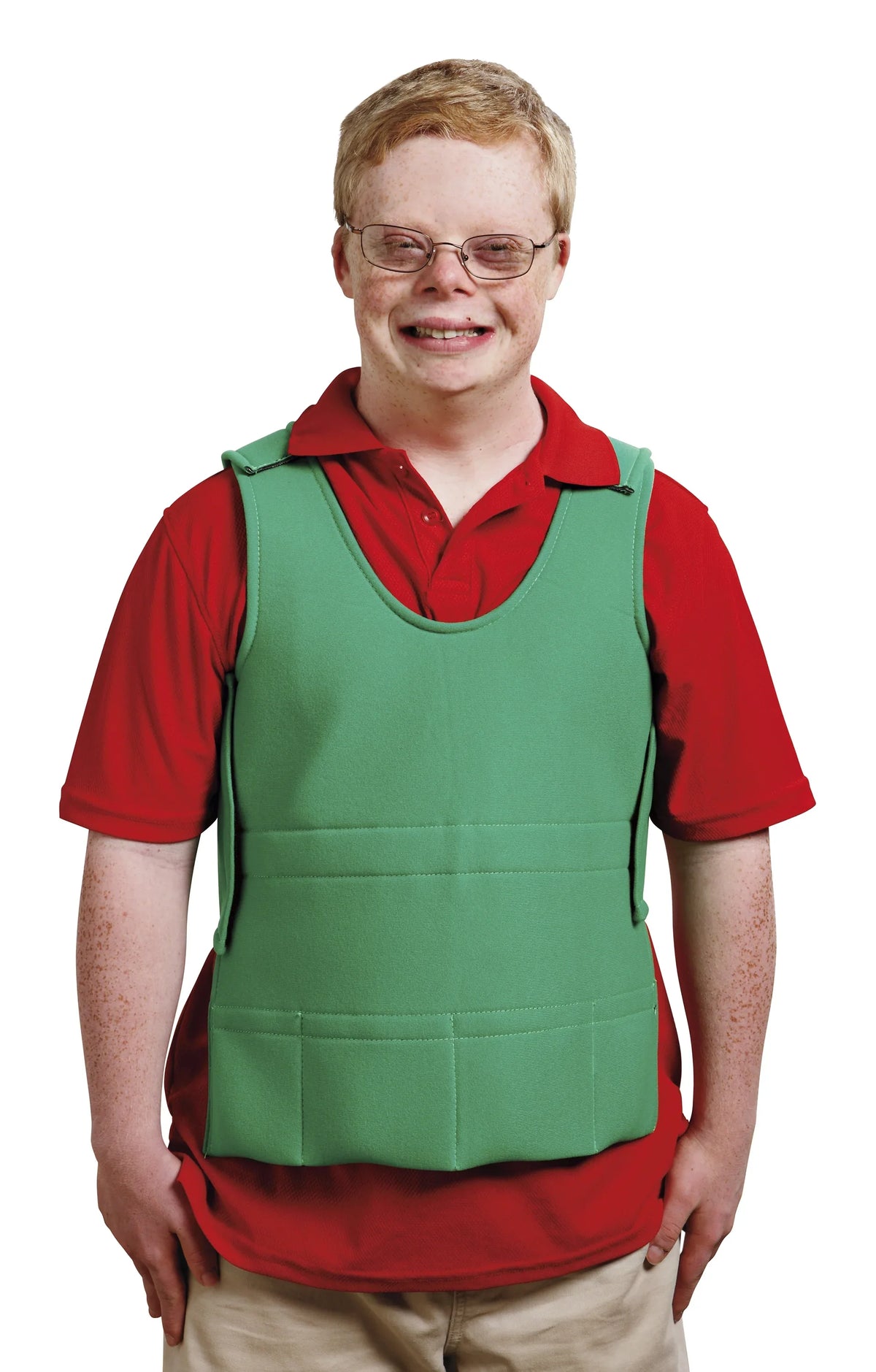 Weighted Pounds Red, Abilitations Vest, 2 X-Small,