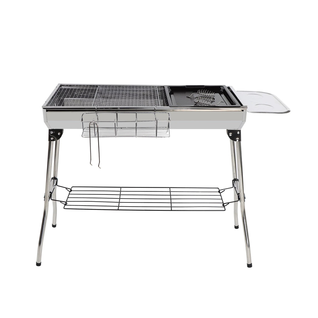 BBQ - Grill 26.8in Tall Foldable Portable Grill Camping for Charcoal Neature