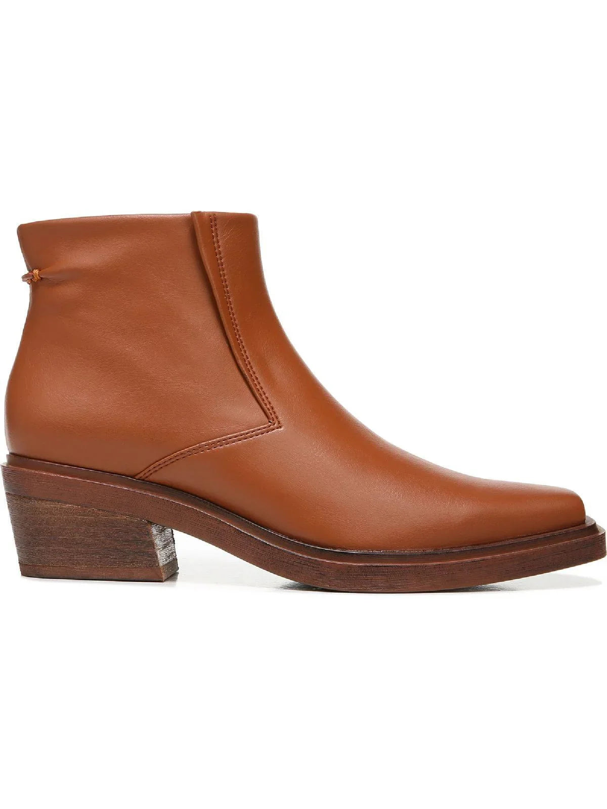 Square Forta Franco Ankle Leather Sarto Womens Faux Boots Toe