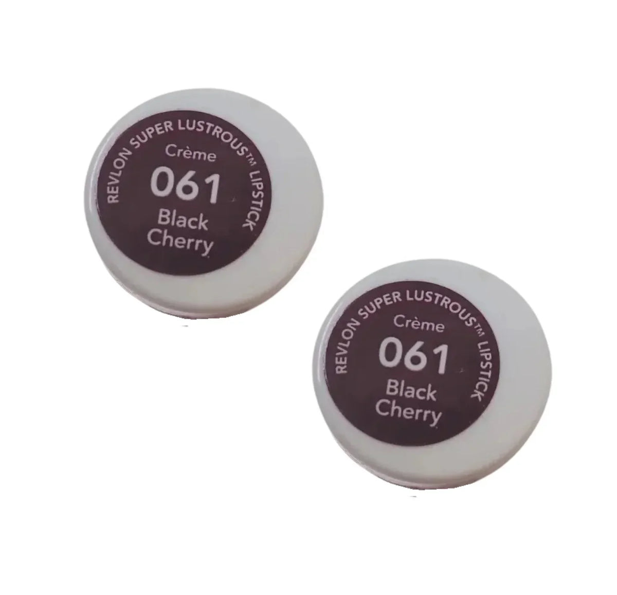 Revlon Live of Lustrous Lipstick, Black Super 061 Cherry Boldly Pack 2