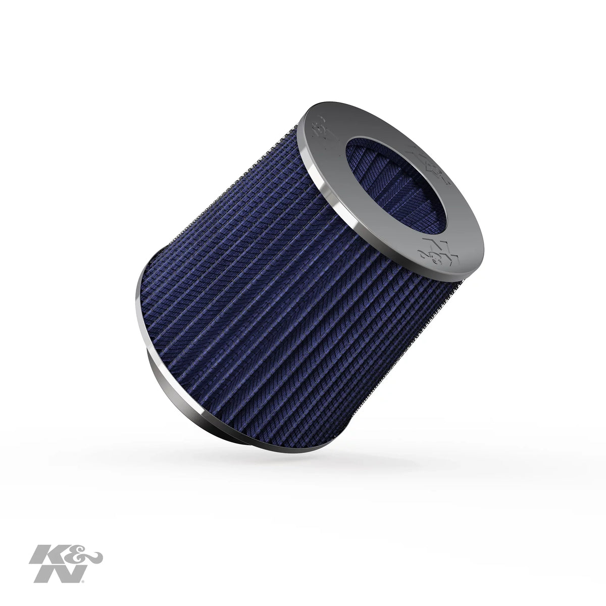 in/4 Air Height; mm) 3 (152 Tapered; mm/89 mm/76 Top in in (121 6 in 4.75 Flange Round Filter: (140 K&N mm) Clamp-On Base; ID; 5.5 Universal in mm) RG-1001BL in/3.5 (102 mm)