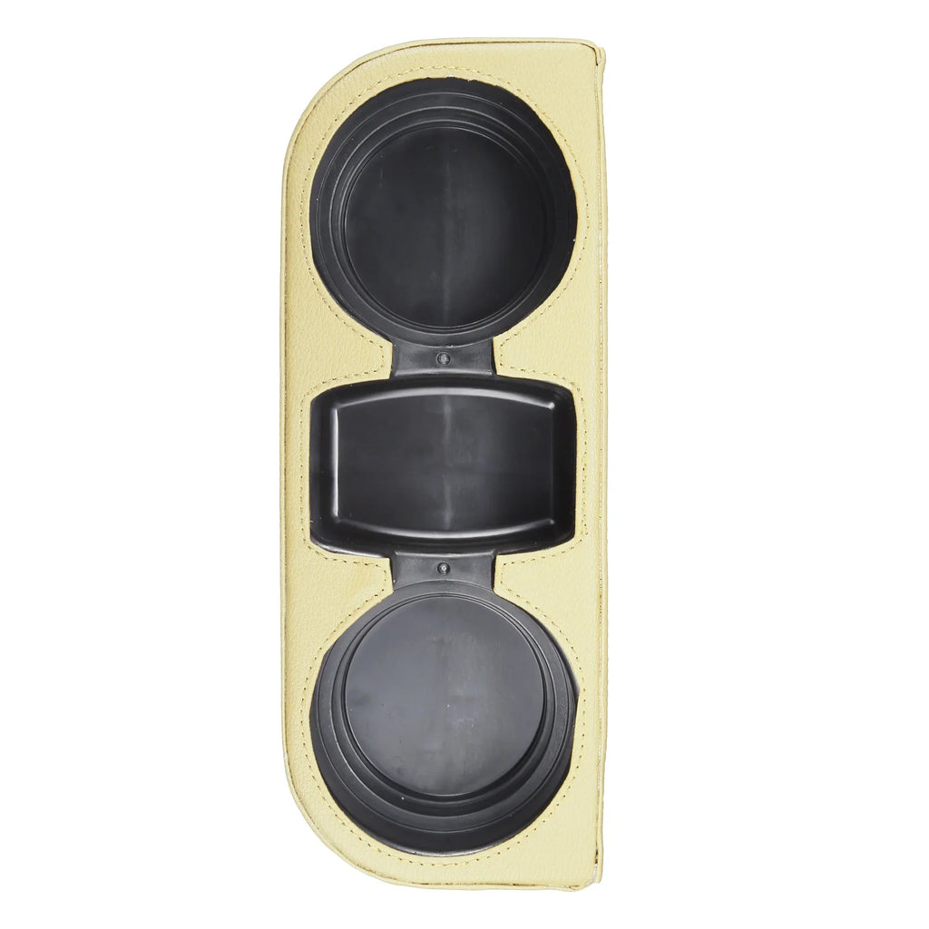 Car Storage Organizer Pocket Console Filler Cup Holder Side Gap Seat Car Beige Multi-function Box Seat