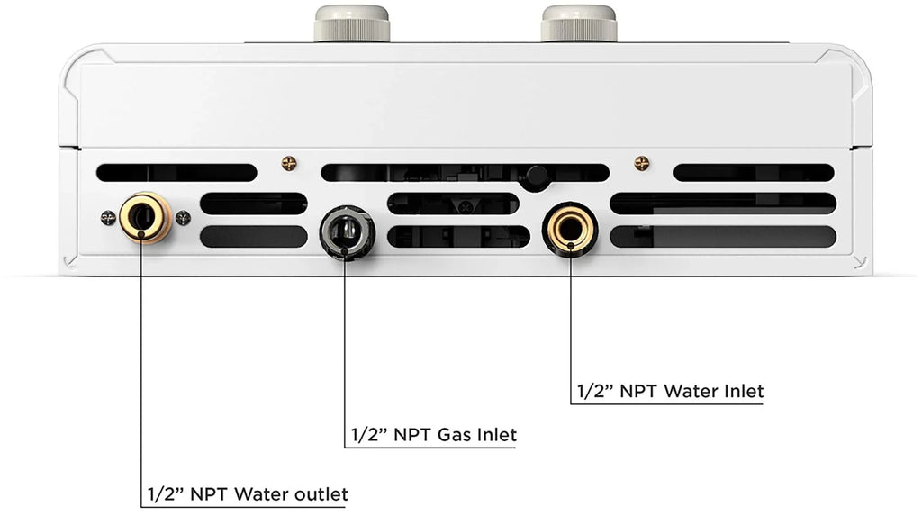 Vent Indoor Forced FVI12-NG Heater Tankless Eccotemp liquid Gas Natural