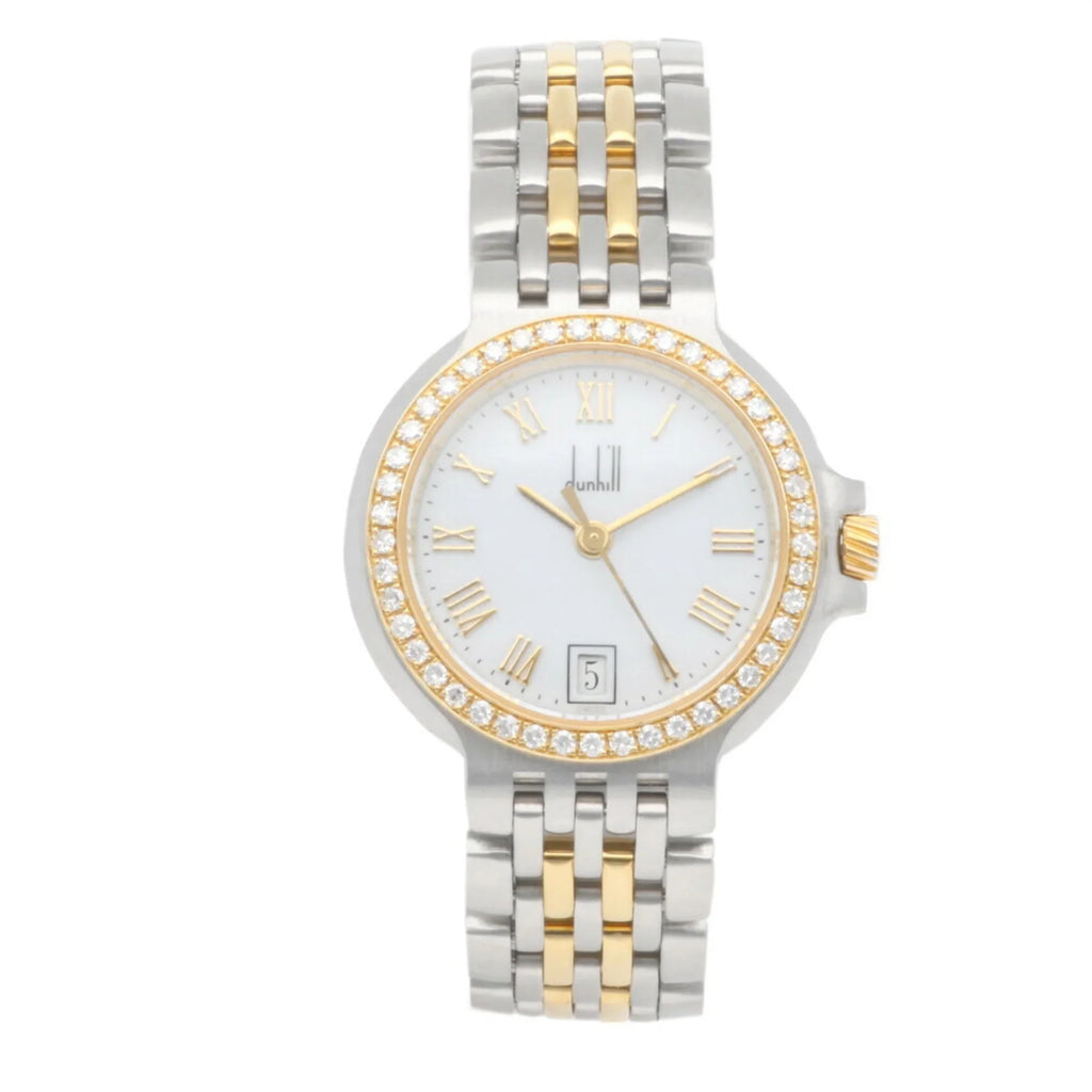 Steel Quartz Stainless Watch Dunhill Elite Women's Pre-Owned (Good)
