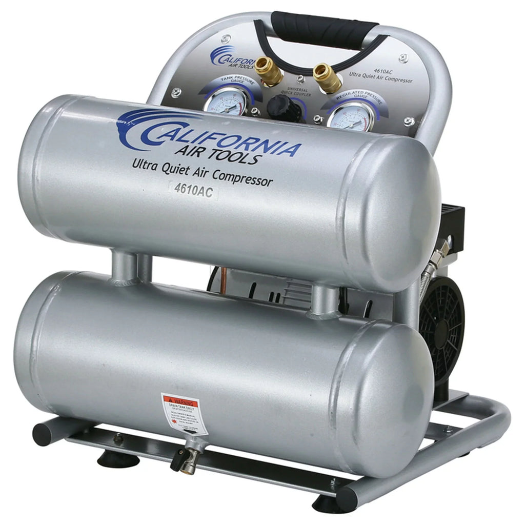 California Air Powerful Oil Quiet Free Tools Ultra 4610AC Air Compressor