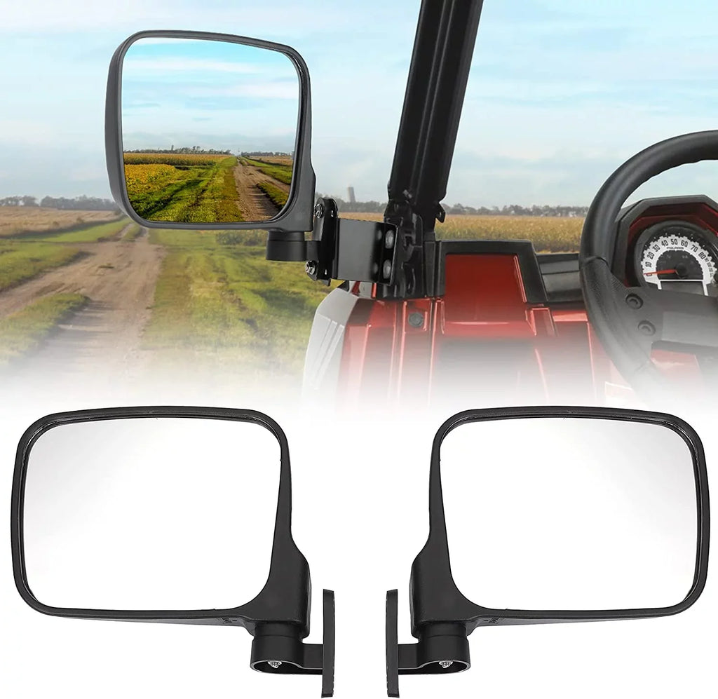 Compatible Polaris 500 2015-2022 900 Mirror Side Mirrors Kemimoto View 570 Ranger UTV with Rear