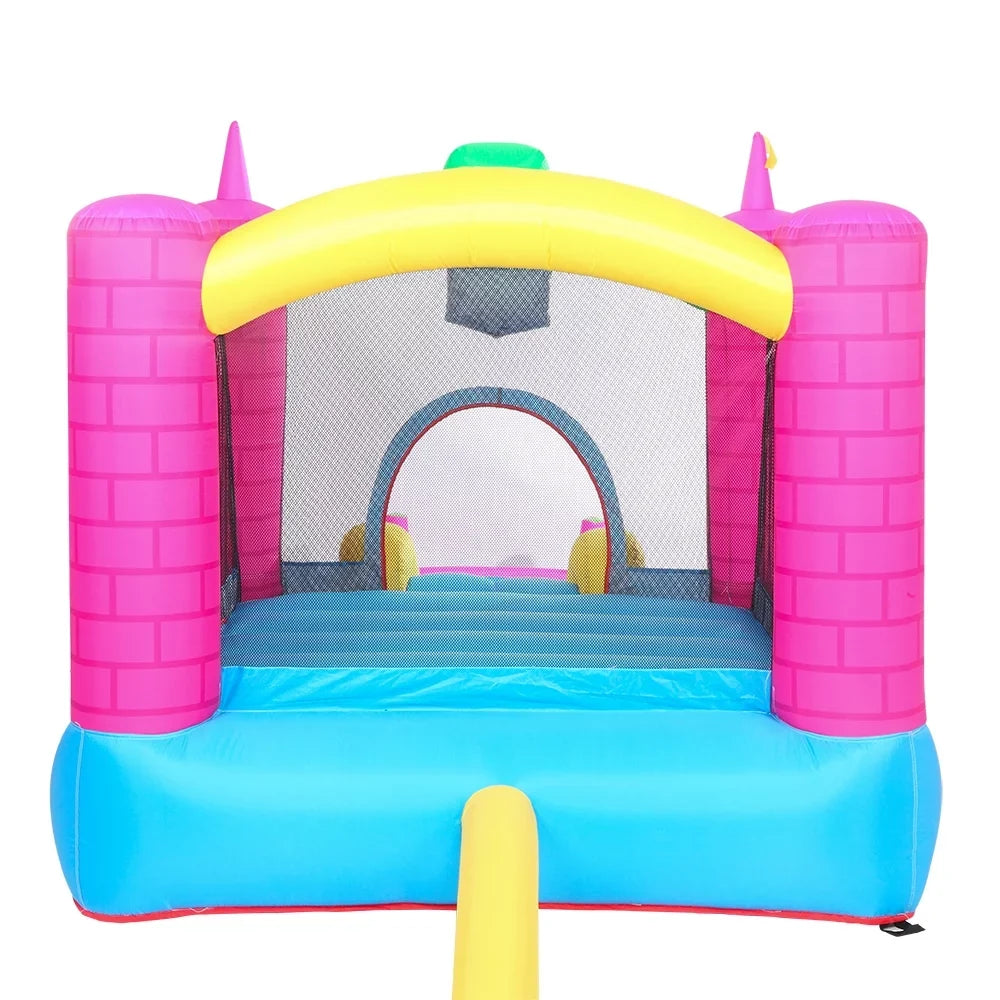 Bounce SalonMore House & Inflatable Slide liquid Splash,Multi-color Tank with Blower,Pool &