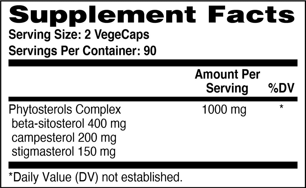Complex Sitosterol Beta 270) Health Ultra | Strength (Pack Phytosterols Vegan | of Nutrition Thru Beta Non-GMO 1,000mg 400mg
