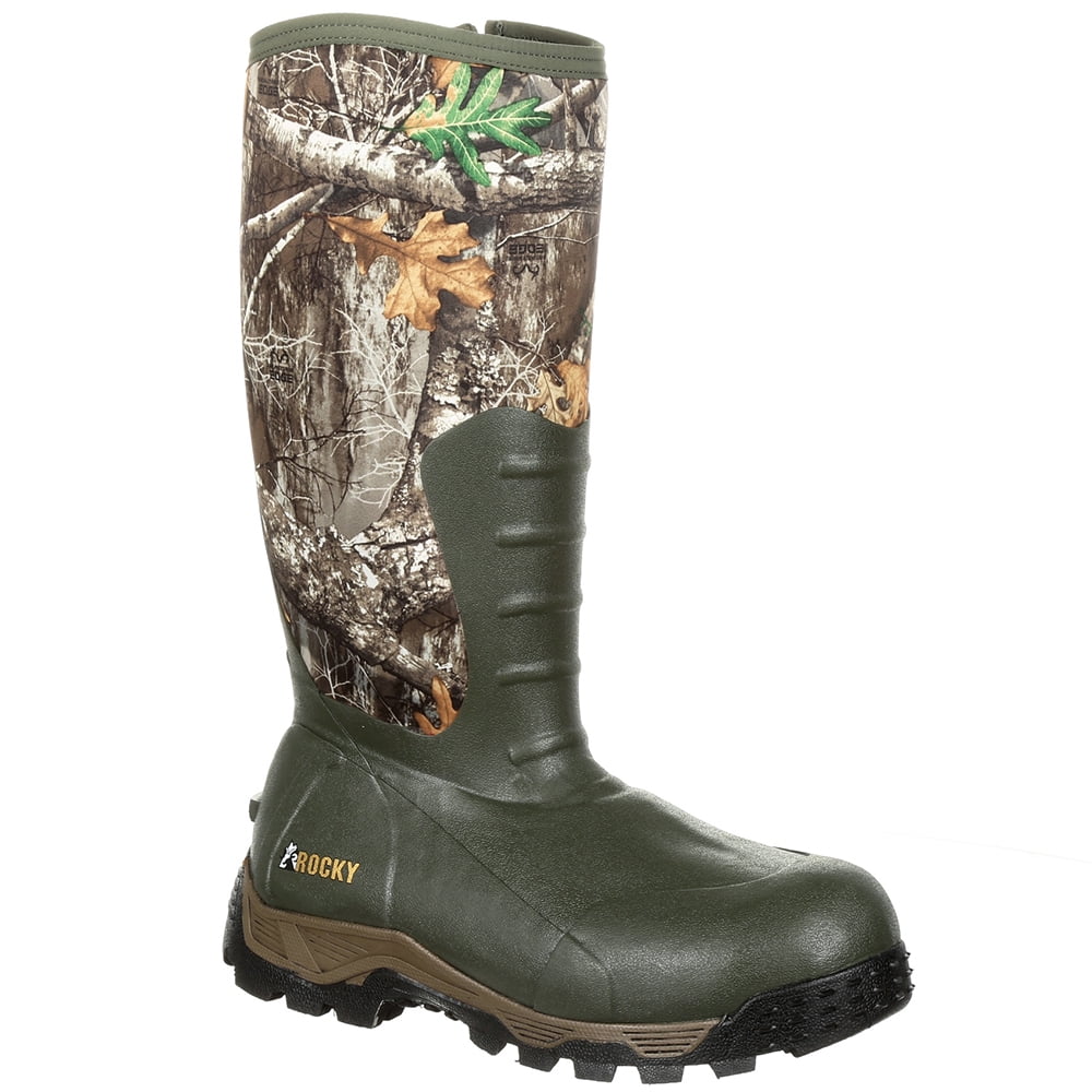 Insulated Rubber Rocky Sport exterior Calf Mid Pro Boots Inch Mens Waterproof Casual 16