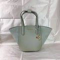 Small Kors Tote Bags Portia 35F1Gpat1S Green In Army Michael