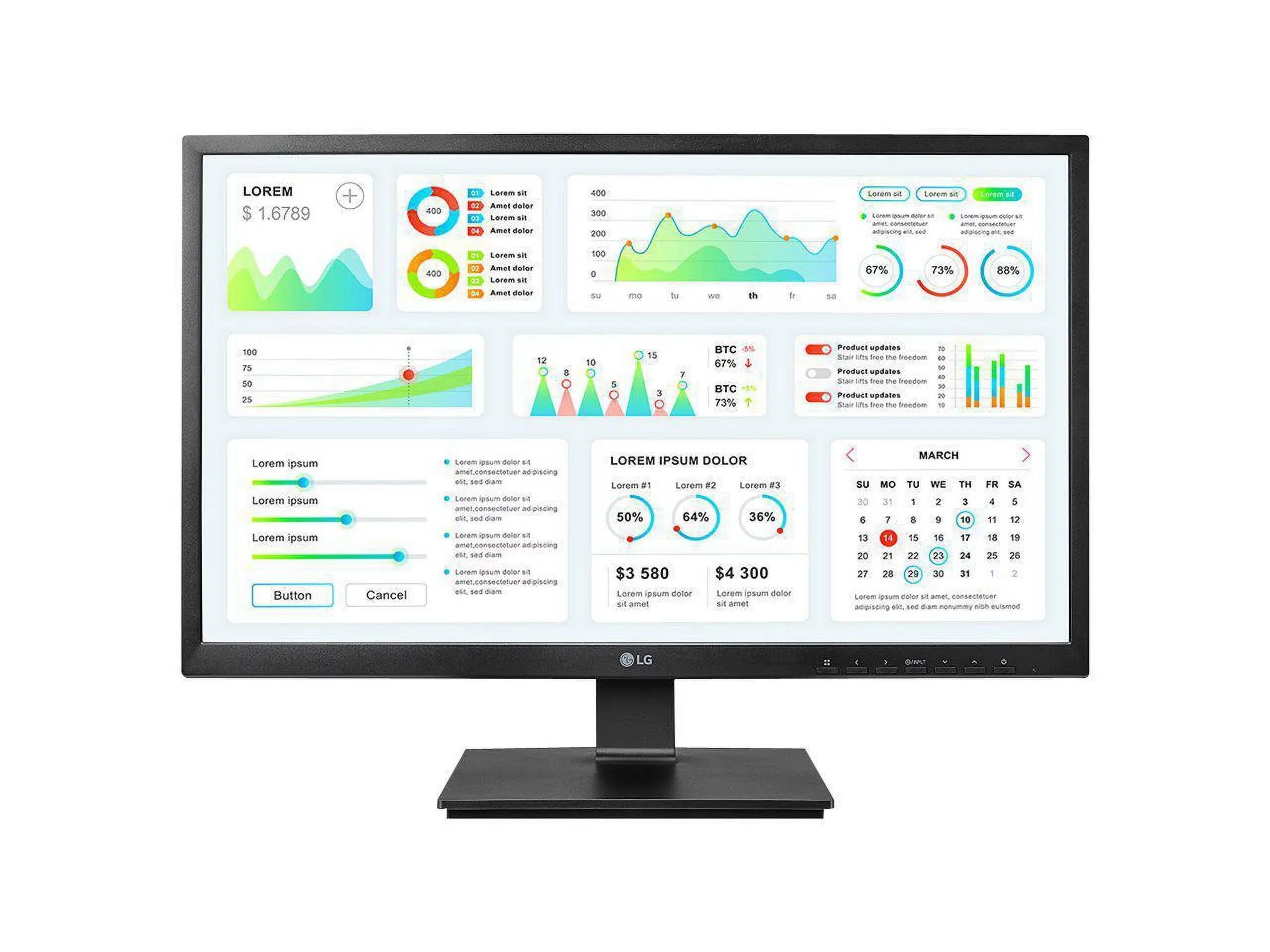 Monitor TERA2321 Client LG Zero 24" 24CK550Z-BP HD 1920x1080 Full IPS PCoIP