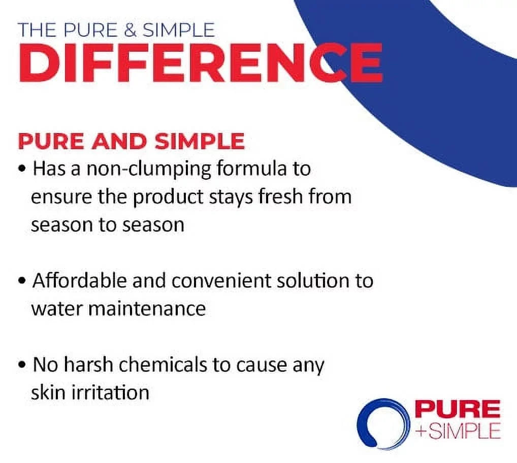 '+ liquid for Pail Pure Pools Weekly LB - Care 10 Swimming Simple