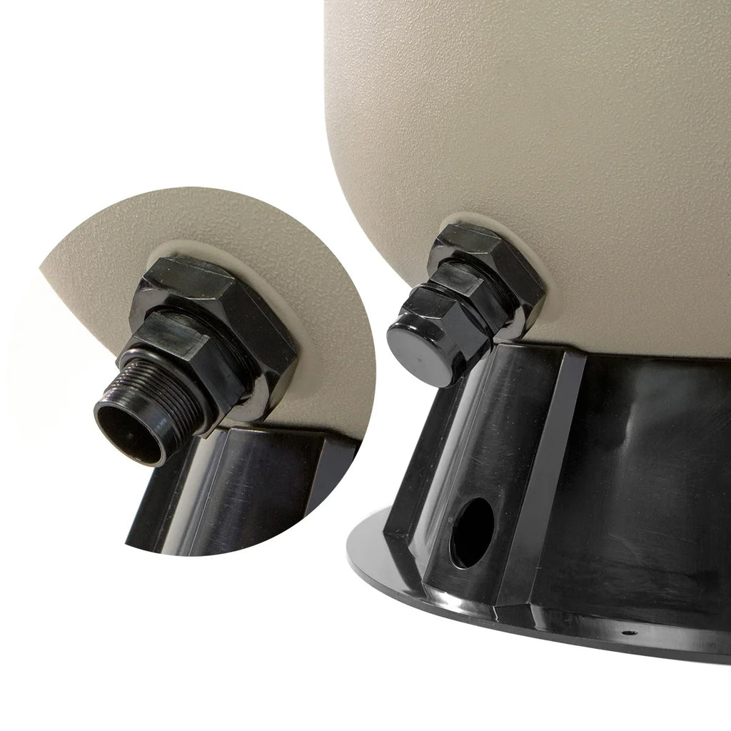 with Gallons 7-Way up Inground Valve Pond XtremepowerUS to Swimming Sand Above Ground System Pool Filter 24" 29,400