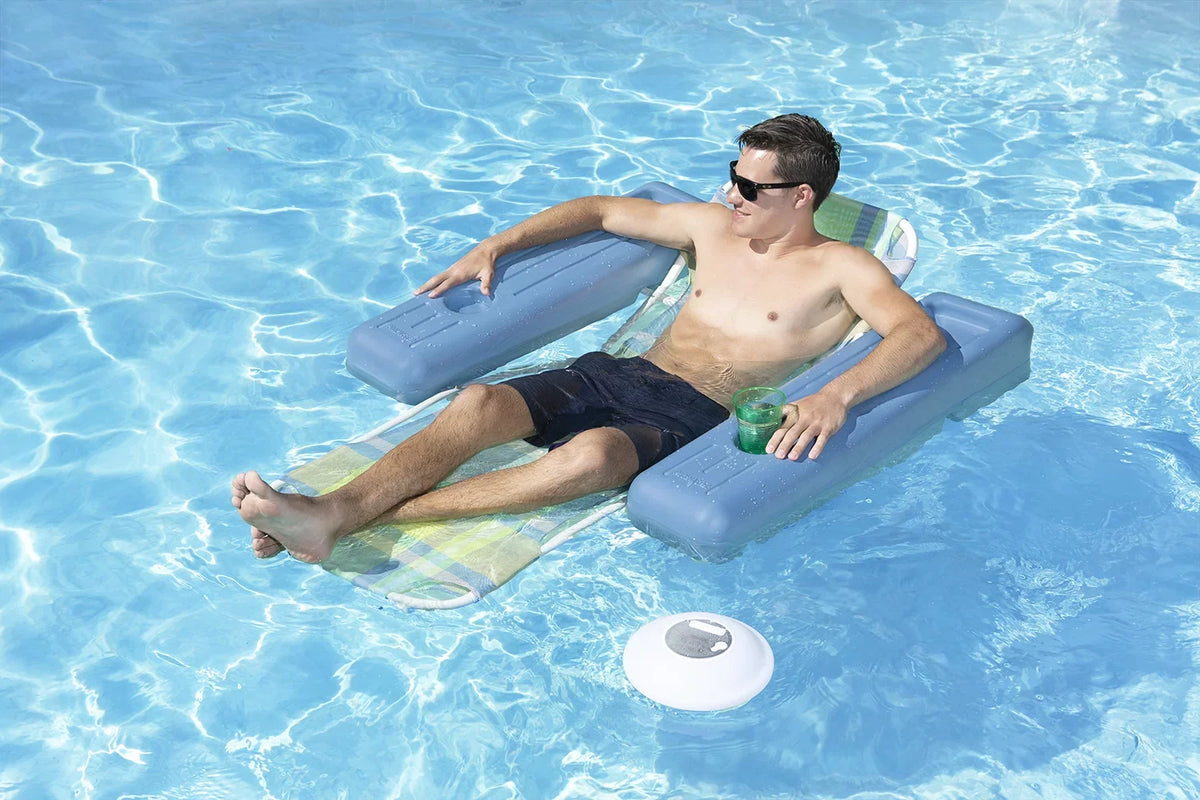 Pools, Bluetooth LED Backlight 7 Functionality Poolmaster Lakes, Waterproof Display Outdoors Multi-Light - for Portable Swimming Color Floating Call with Phone Speaker