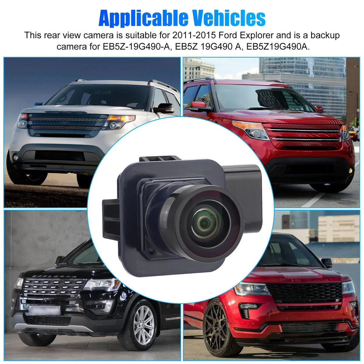'- Up Rear Camera Camera Explorer For Safety EB5Z19G490A View 2011 Back 2015