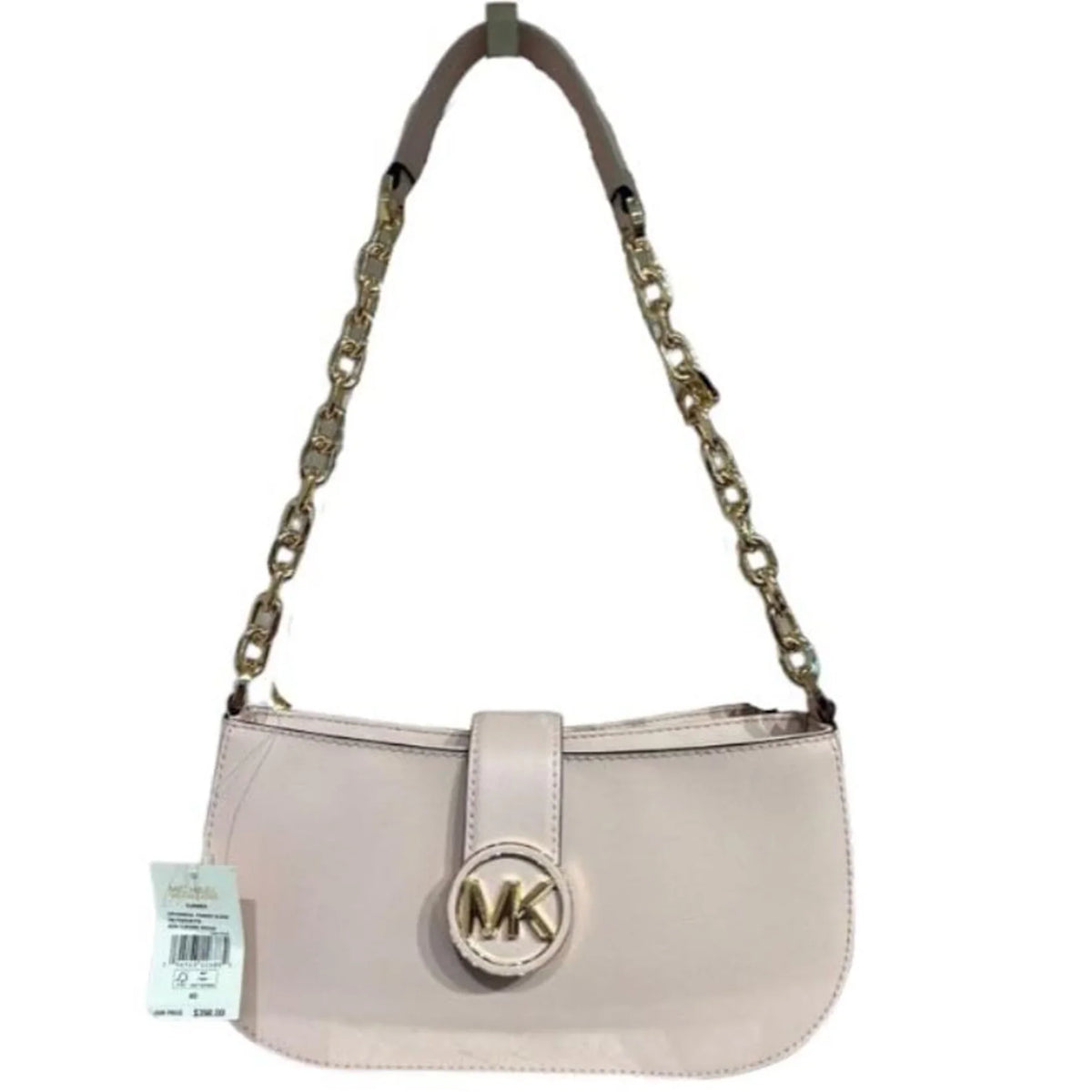 (Powder Shoulder Leather Kors Carmen 35F2GNMC0L-424 Bag XS Womens Blush) Pouchette Michael