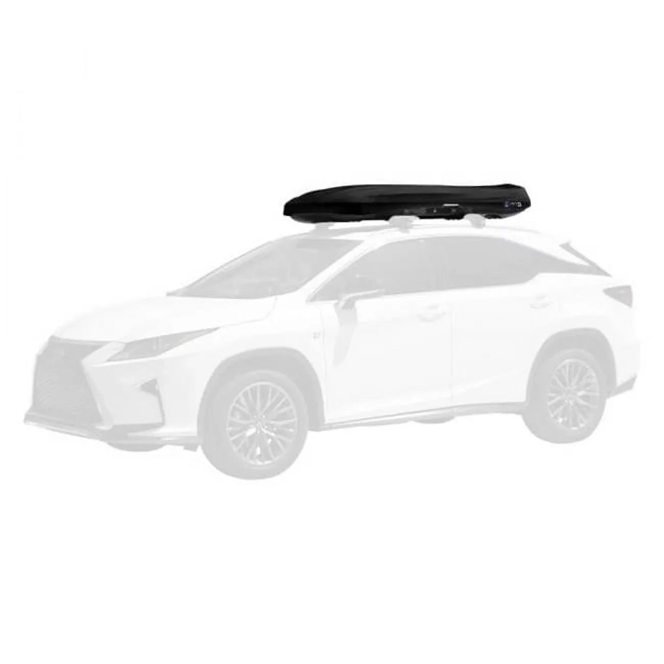 Cargo Black Roof INNO Cu. Gloss Series 11 BRM660BK Wedge Box, ft. 660