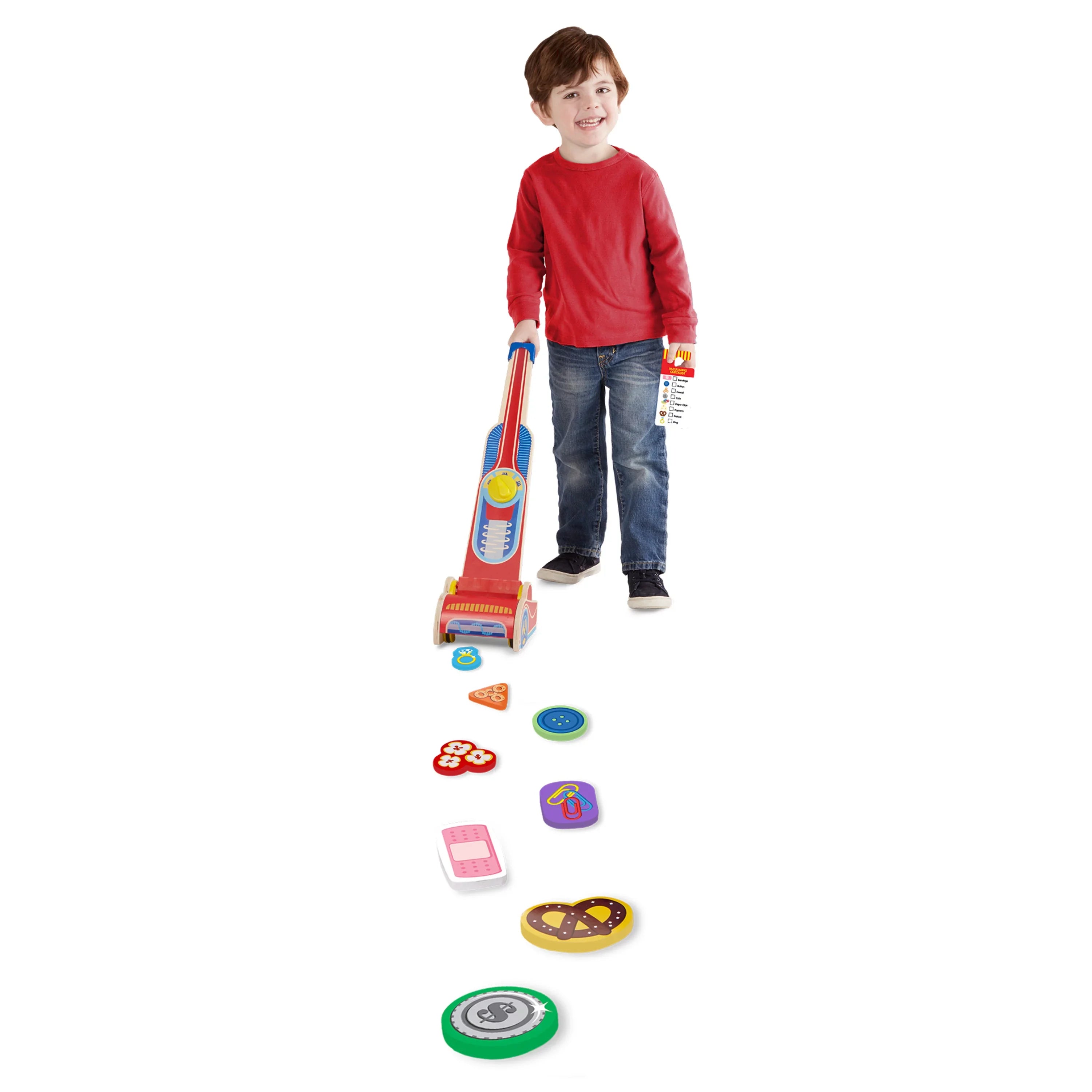 Doug Set Vacuum Wooden (10 & Play Melissa Cleaner pcs)