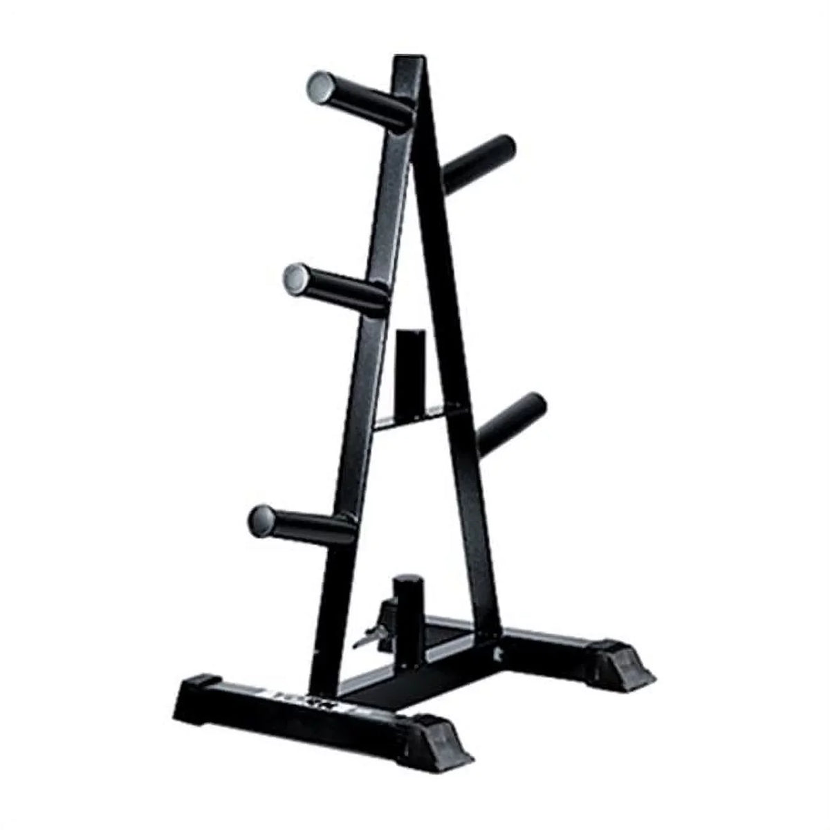 Black Plate Tree A-Frame Olympic Barbell York