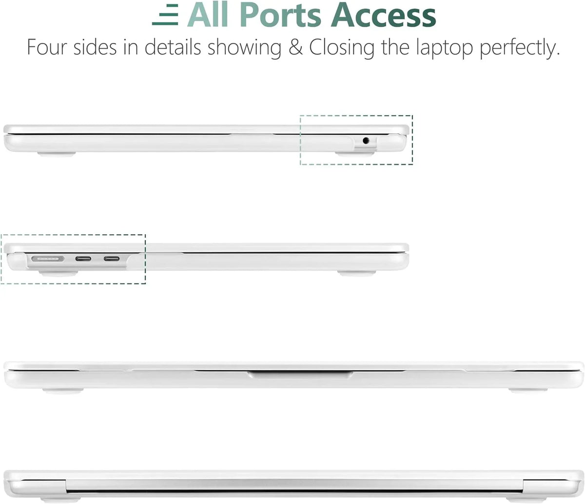 inch Case MacBook 2023 with 2022 Keyboard Shell Cover 13.6 Case M2 Hard Air with DONGKE A2681, & Compatible