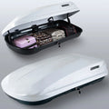 Rooftop 13.8" Double 13 Waterproof x W Rooftop Hard Rooftop ft³ SUV L Box x Large Shell with White 56.3" Cargo Cargo Carrier Box Cargo Locks, H, for 30.3"
