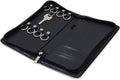 for Card Portable Organizer PU Business Key Key Sales,Hotel Portable Hooks Real Holder Padfolio Car OFFIDIX Case Estate Cabinet,8-Key Executives, Service Zippered Leather Menus