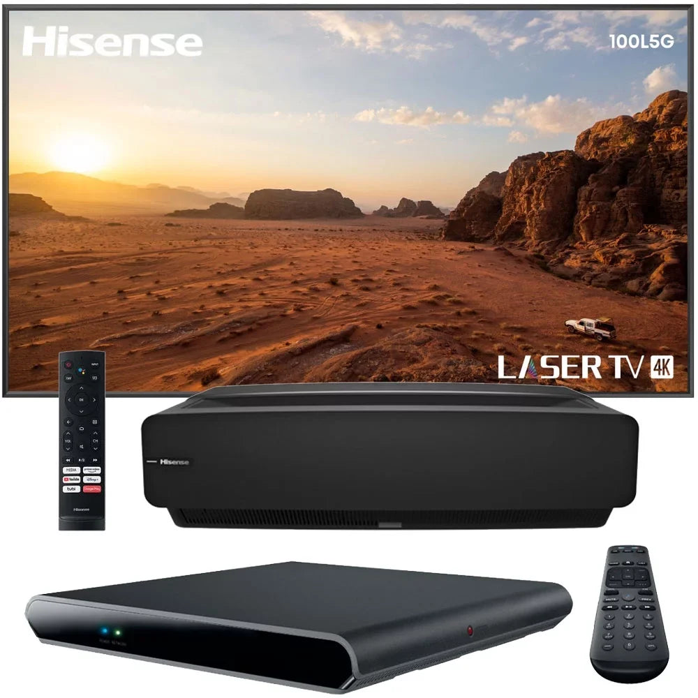 Bundle Hisense LASER UST Gain 100" DLT100B Screen & TV 100L5G DIRECTV STREAM with 4K 1.0