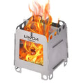 Lixada Folding Lightweight Stove Cooking Camping Picnic Backpacking Stove Portable for Wood Burning