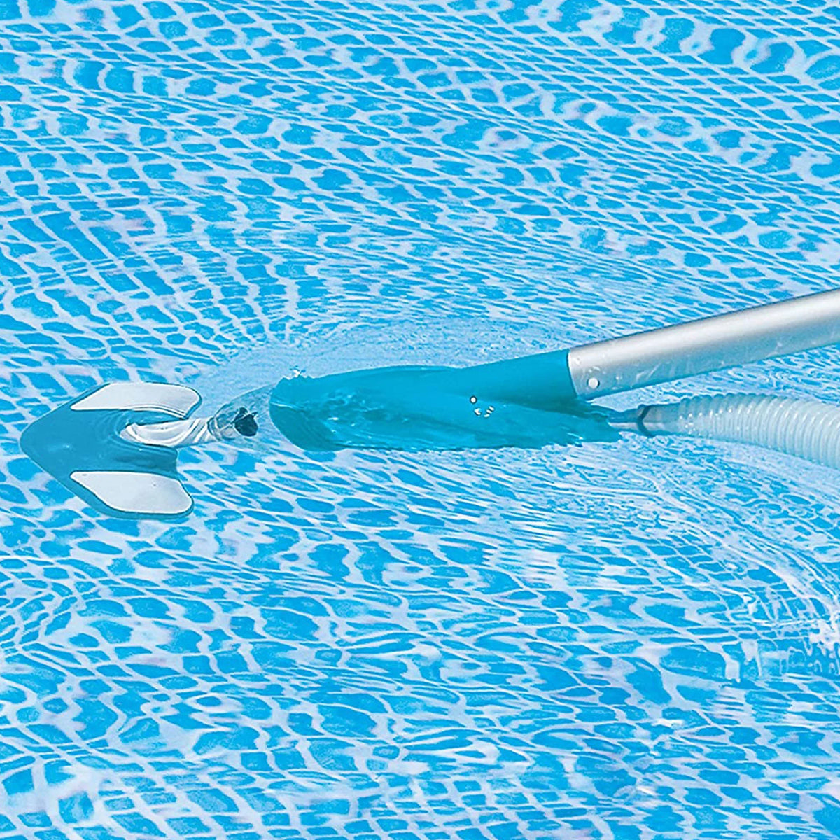 Maintenance with Inflatable Easy 18'x48" Pump, Ladder Set & Kit Intex Pool