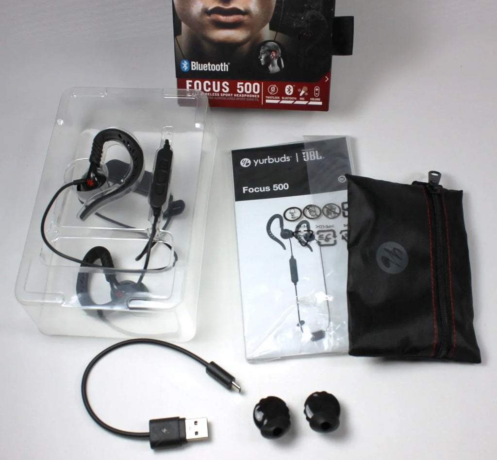 Headphones 500 JBLFOCU500BLK Focus In-Ear Wireless Sport JBL