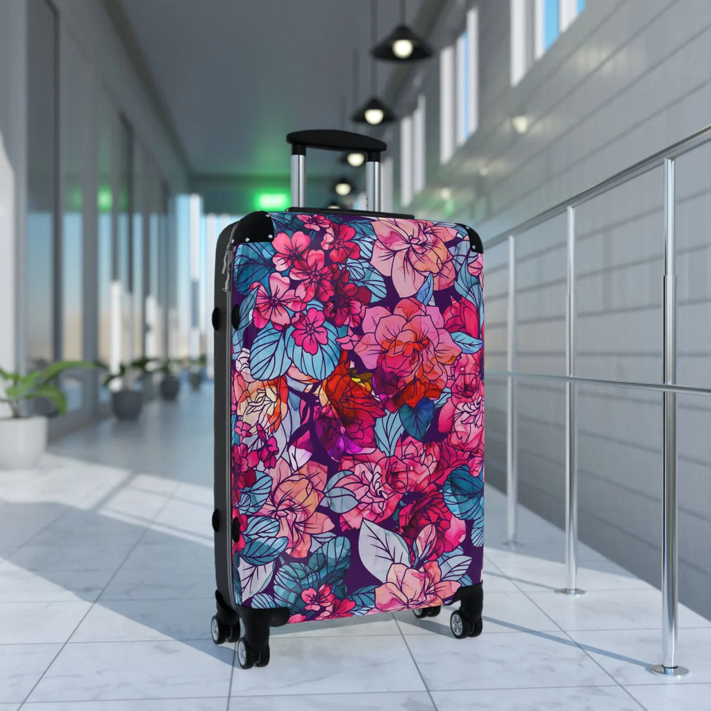 Suitcase Red, | Bloomwave Pink, Navy, Hardshell | | Floral White