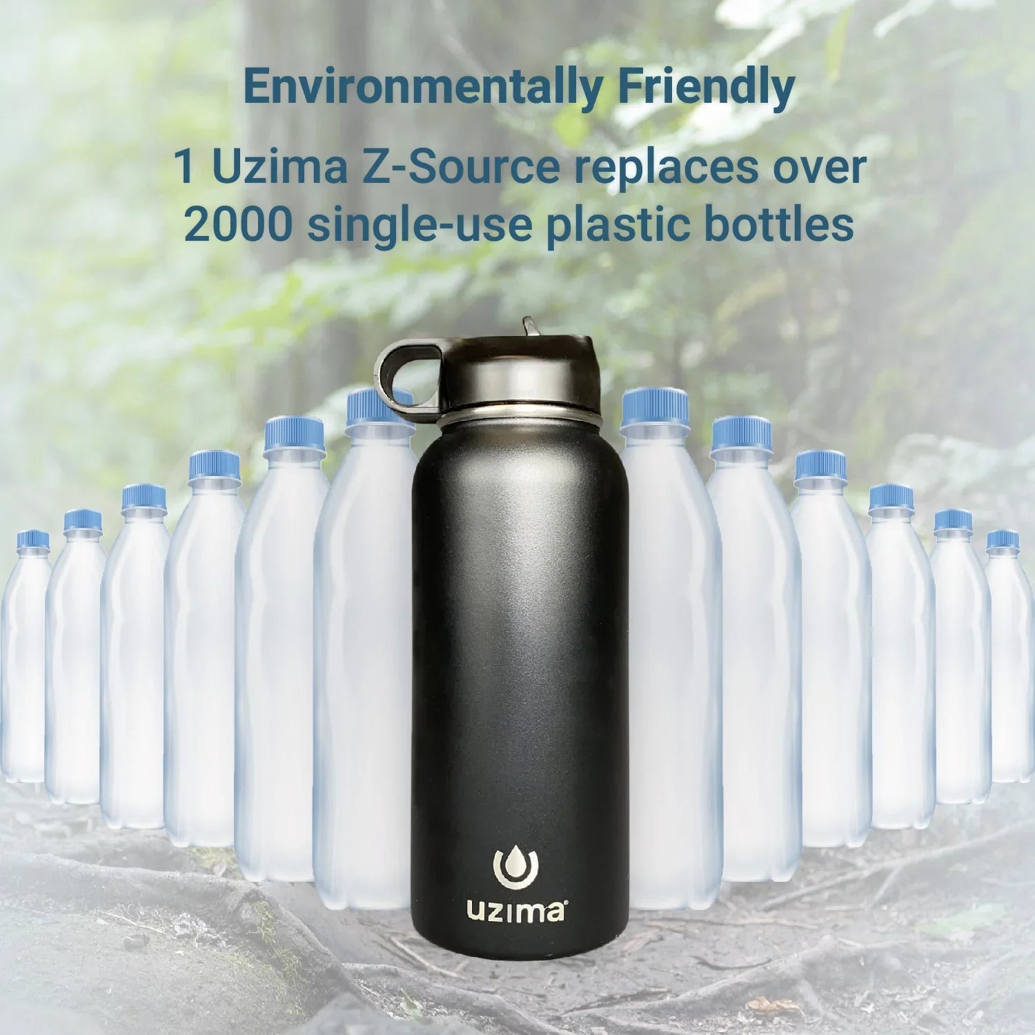 on Z-Source Purification Backpacking, Steel Exterior Uzima Camping, Bottle Capacity liquid .(Red) the and 32oz Hiking, Filtered with Go. Travel. for liquid Stainless Large - Double-Walled