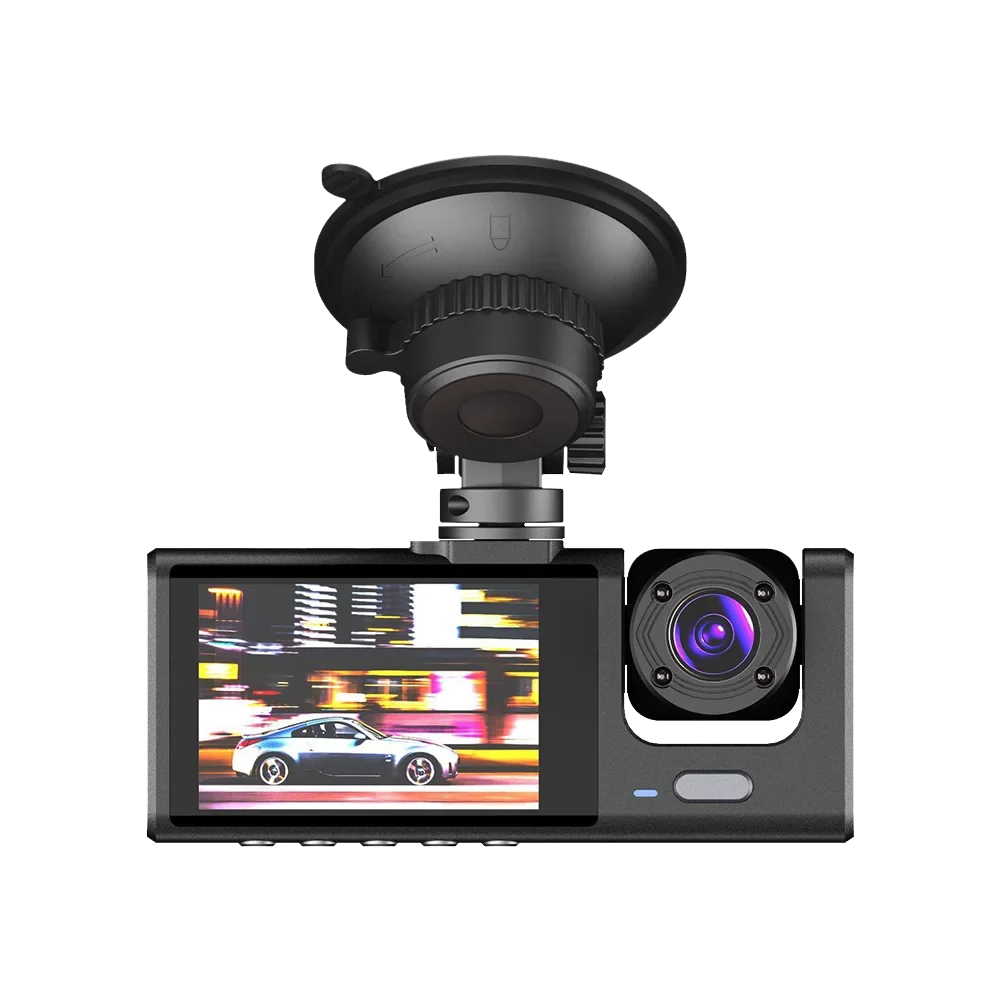 Kepeak Lens Car Video Dash HD Cam Front/Rear/Inside Dual G-Sensor Camera 1080P Recorder