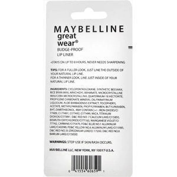 Lip Liner Wear (Maybelline) Great Pack Proof 5 Budge Rose