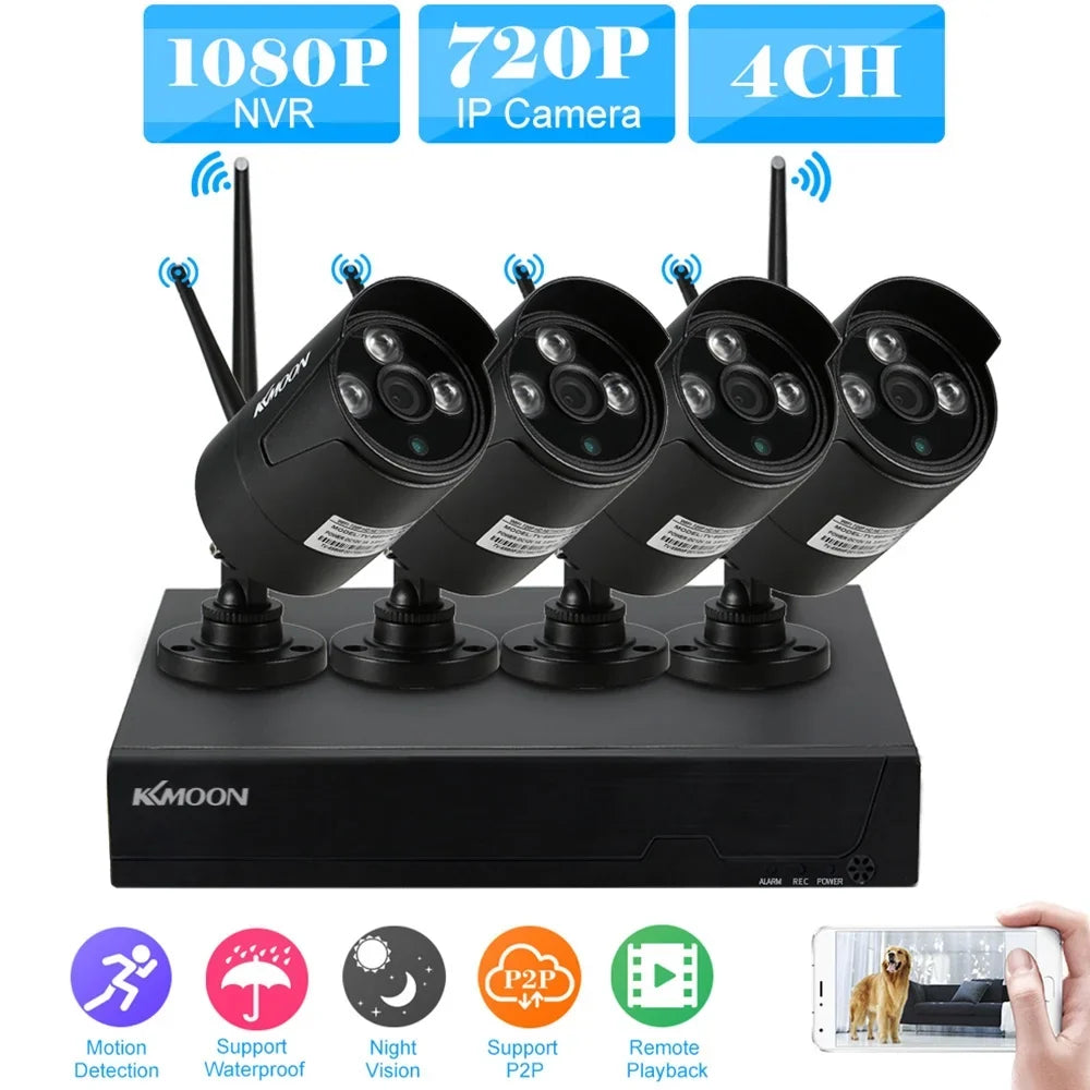 1.0mp Wifi Wifi Webcam Webcam,Vision Ir-cut Waterproof P2p Wifi 1080p Support Waterproof With Ip Wifi Wifi Kit 4pcs 1080p Ip Camera 4ch 4pcs Vision P2p 1080p Nvr Wifi