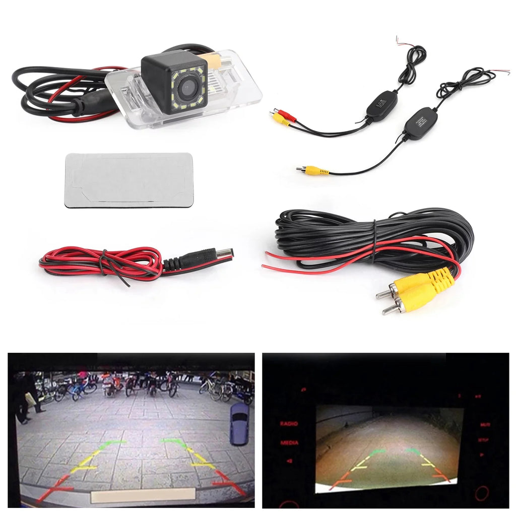 E61 E91 X5 E90 12LED E92 E46 X3 Wireless Reverse E60 for E70 E39 E71 Camera