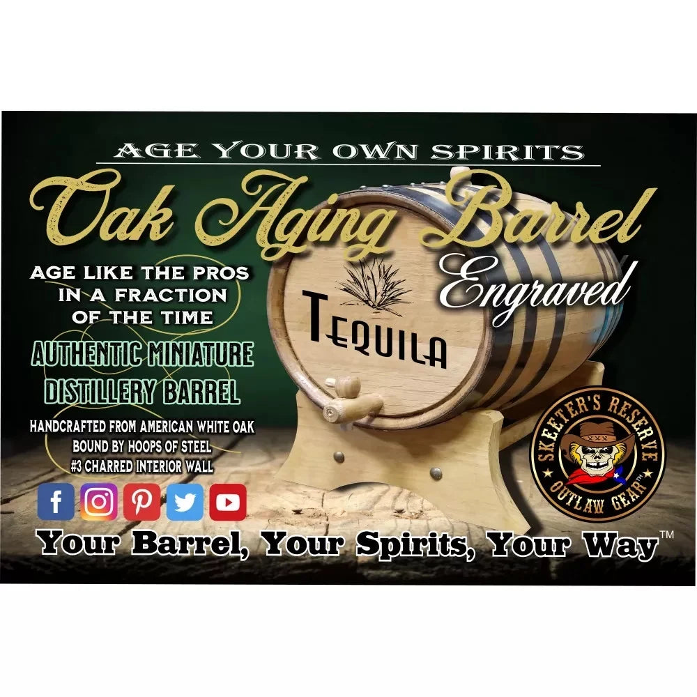 American Sport's Engraved - Aging Oak (012) Barrel Pub Dad's