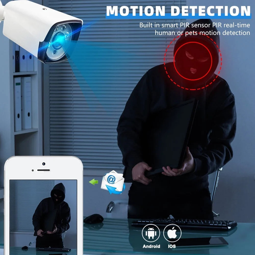 4pcs HD with Home Wireless Systems System Security 1080P Security 4CH Cameras Camera Full Wireless,DFITO