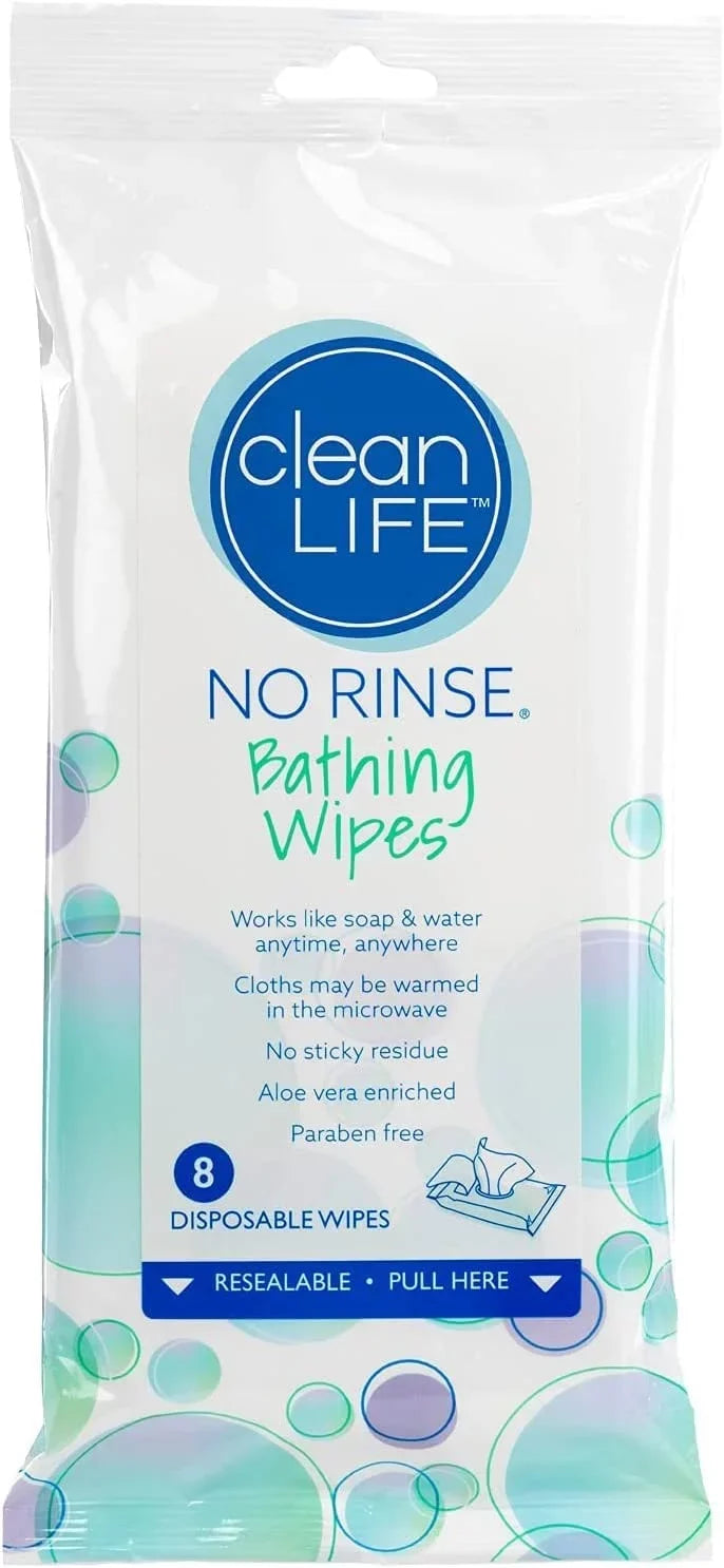 Vera Aloe - by "Bathing Products Microwaveable, Deodorizing Cleanlife and Wipes)" Enriched (5 Premoistened Latex-Free and Maximum Pack), Wipes Hypoallergenic Cleansing and (8 for
