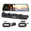 Monitor Dual 4K Lens DVR with Recorder Night Camera Parking Cam G-Sensor, HD Dash Angle Vision, 170° iMounTEK Car