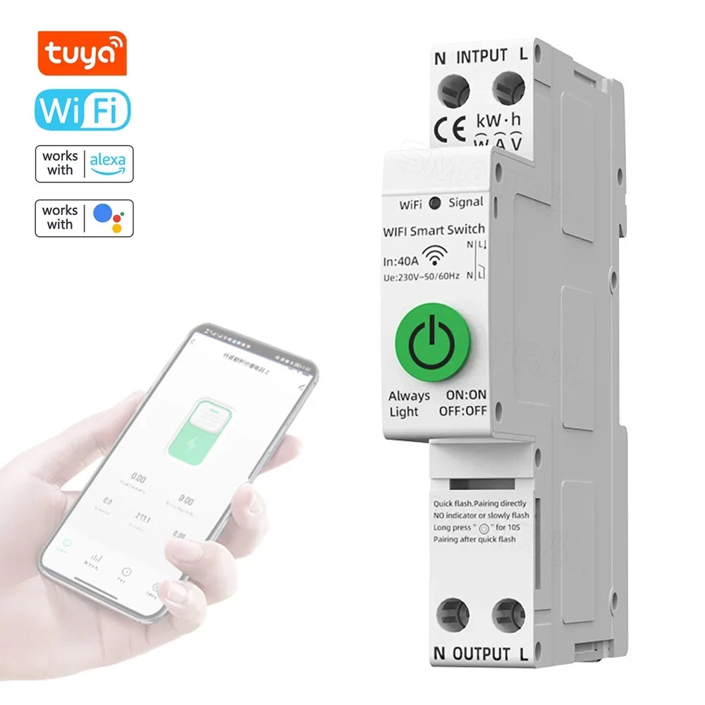 Settable Voltage Voi Htovila Values Intelligent APP WiFi Assistant Automatic with Multifunctional Reclosing Mobilephone Meter for Compatible Protections Current Protector Control