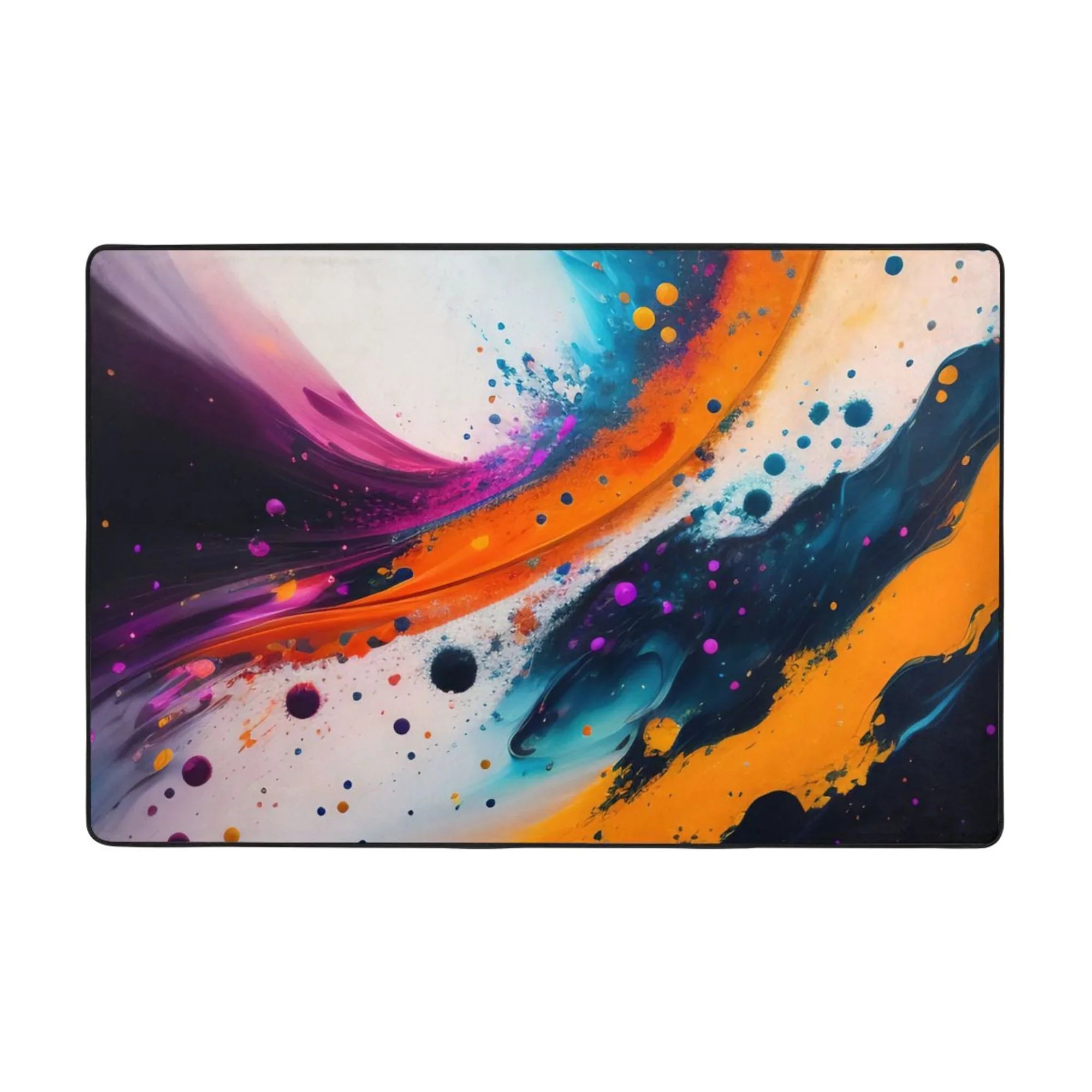 XMXY Living Kitchen for Area Rugs exterior 36"x24" Blaze Non-slip Floor , Texture Mat Sink Entrance Doormat Indoor Rug Area Room Fractal Facecloth
