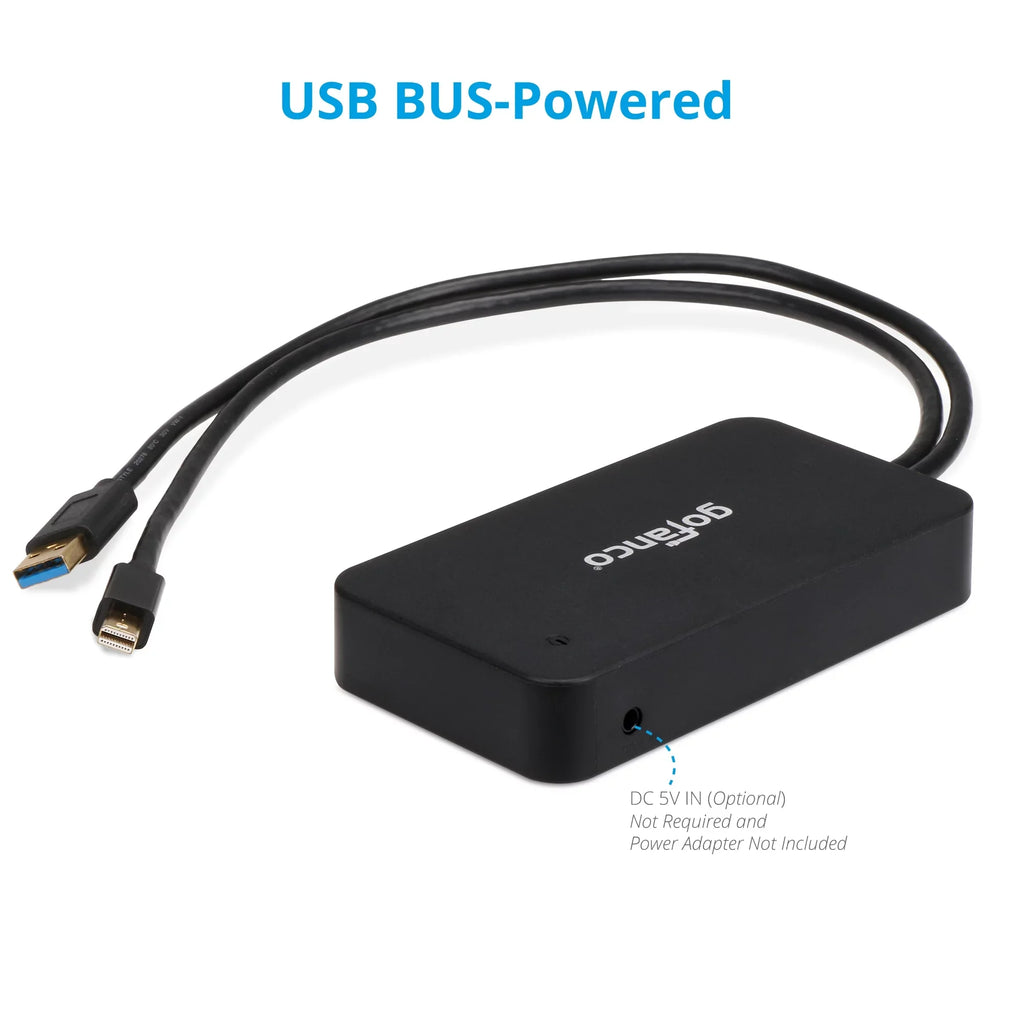 DisplayPort, Pro, 2) 3.0 and Ethernet and Video Station Thunderbolt PC USB HDMI to Adapter Output DisplayPort(Thunderbolt Hub or HDMI, Dock/Docking MacBook - Mini DP for with 2 Gigabit gofanco Surface