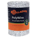 Electric Gallagher Quantity - 656-Ft. x Ultra 1/16-In. 1 G62004 White, Fence Polywire,