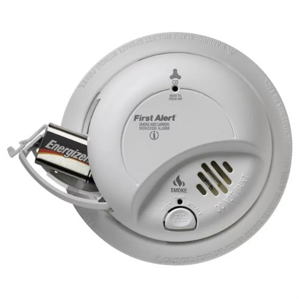 Battery Backup and Alert SC-9120B Smoke Monoxide Carbon (CO) Hardwired with BRK First Detector